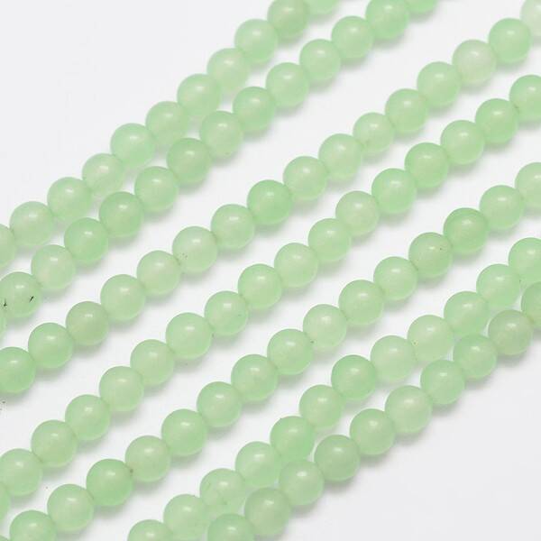 Natural & Dyed Malaysia Jade Bead Strands
