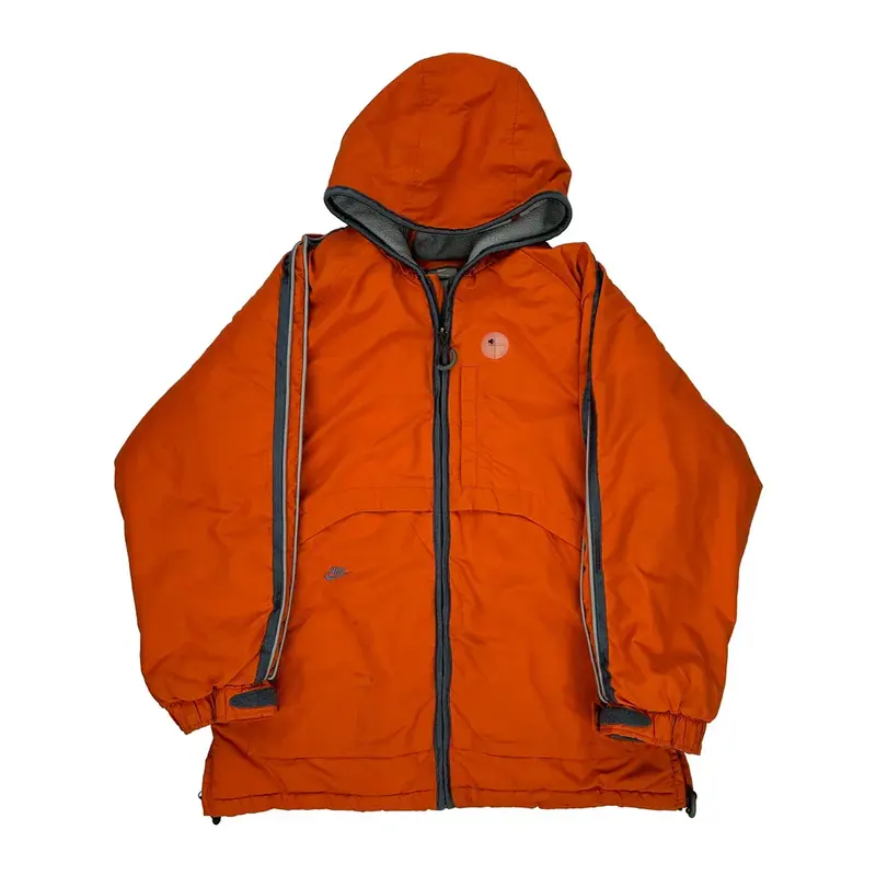 Age 13 Nike Jacket - Large Orange Polyester