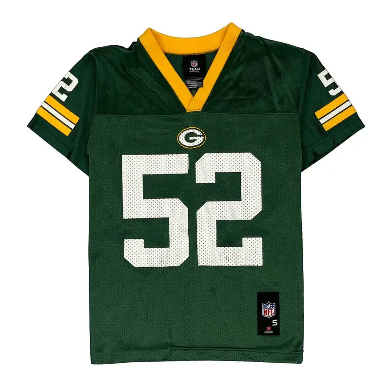 Age 8 Nfl Jersey - Small Green Polyester