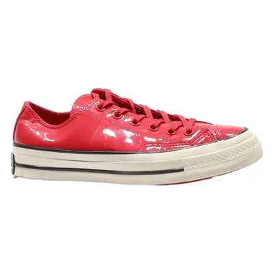 CONVERSE Chuck 70 Low Top Trainers Red Synthetic Womens UK 6