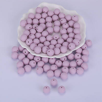 Round Silicone Focal Beads