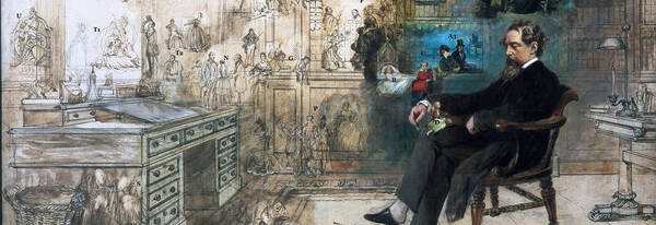 Charles Dickens from Furnival's Inn to Doughty Street