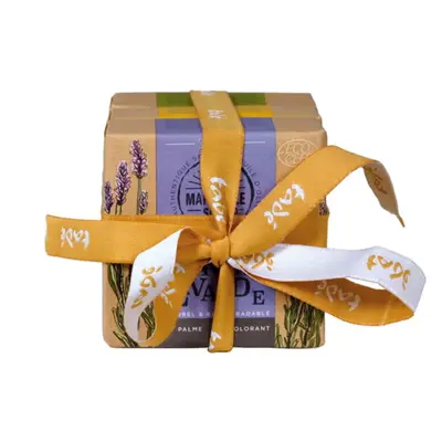 Tadé pays du levant Gift Set Marseille Soaps, Lemon, Lime and Lavender (100 g)