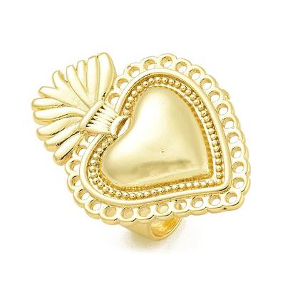 Brass Open Cuff Rings for Women