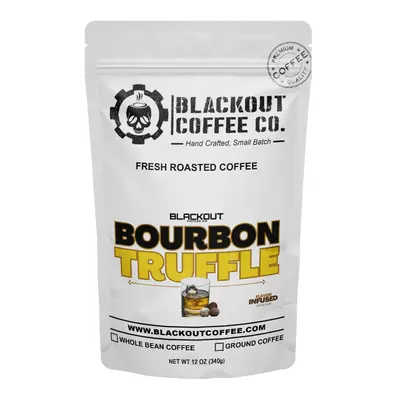 Bourbon Truffle Flavored Coffee, Ground