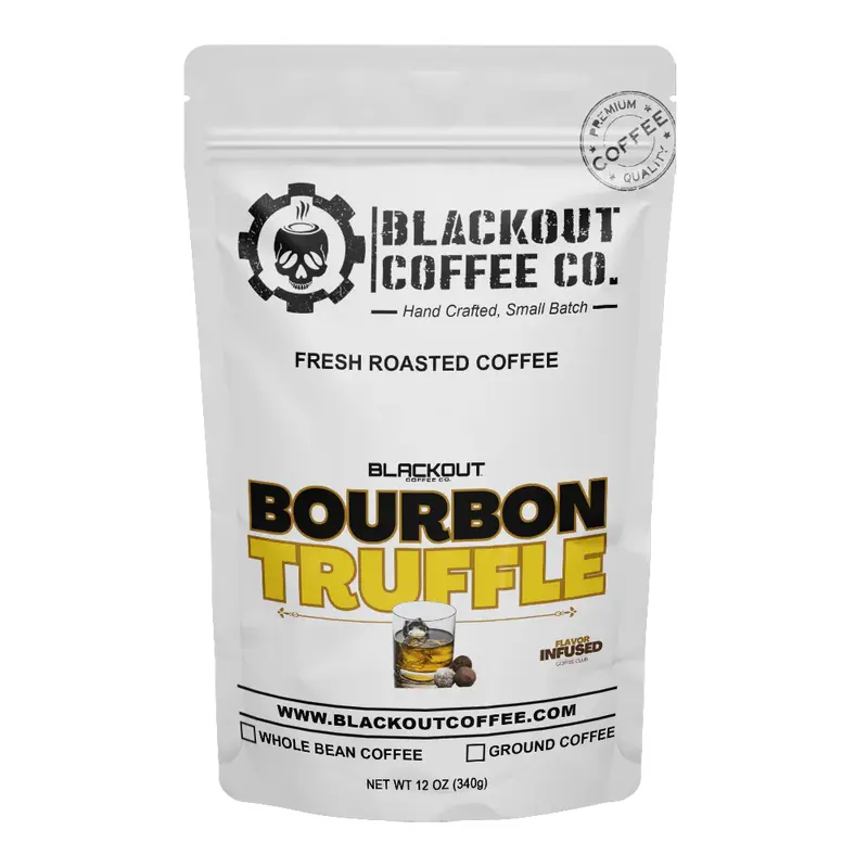 Bourbon Truffle Flavored Coffee, Ground
