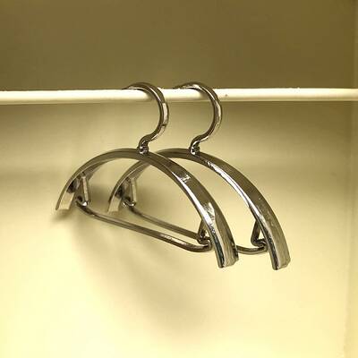 2Pcs Metal Coat Hanger Miniature Ornaments