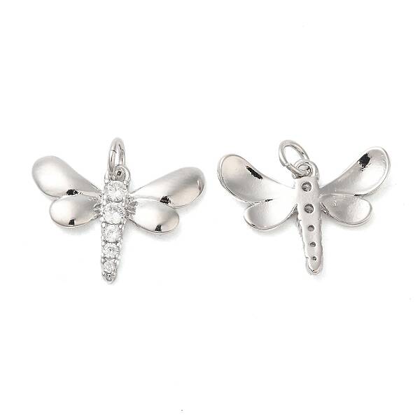 Brass with Cubic Zirconia Pendants