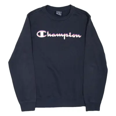CHAMPION Boys Sweatshirt Blue 11-12Y