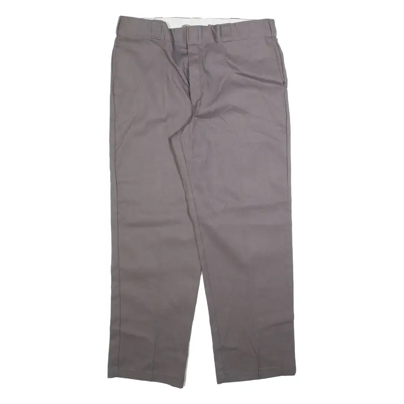 DICKIES 874 Workwear Mens Trousers Grey Regular Straight W38 L30
