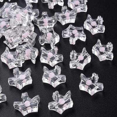 Transparent Acrylic Beads