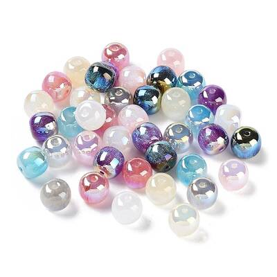 Iridescent Acrylic Beads