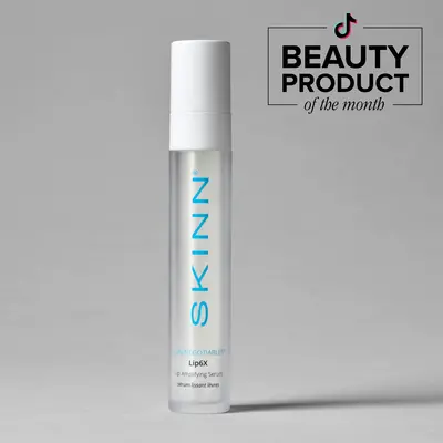 SKINN Cosmetics Lip6X Lip Amplifying Skincare Daily Smooth Comfort, Silky, Lightweight Serum, Restore Moisture w/ Hydrating H...