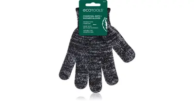 EcoTools Charcoal Bath Infused Exfoliating Glove 2 Pack