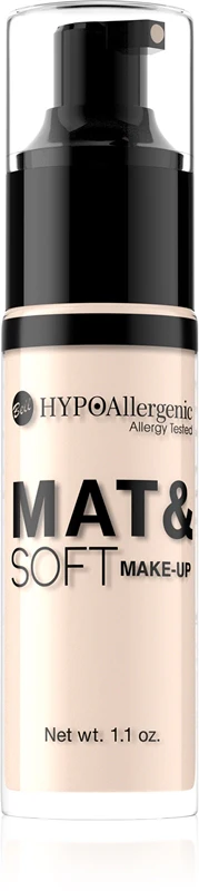 Bell Hypoallergenic Mat&Soft light mattifying foundation color 00 Alabaster 30 ml