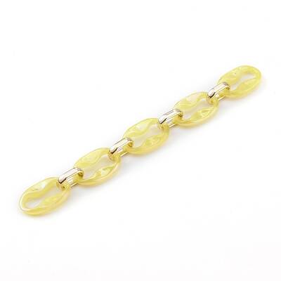 Transparent Acrylic & CCB Plastic Linking Cable Chains