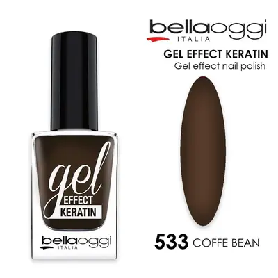 Gel effect keratin gel effect nail polish with keratin 533