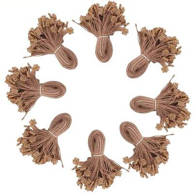 about 1200pcs 7 Inch Hang Tag Fasteners Price Tag String Hemp Twine Snap Locks Pin Security Loop for Stores Jewelry Merchandi...