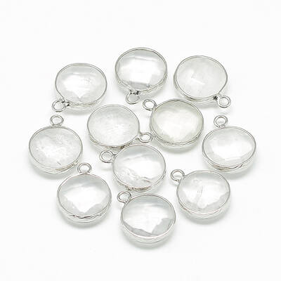 Natural Quartz Crystal Pendants
