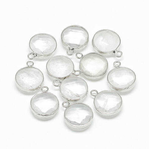 Natural Quartz Crystal Pendants