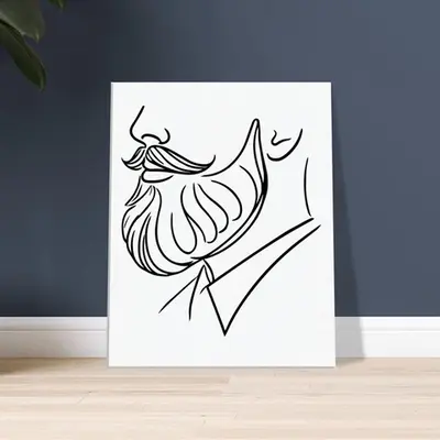 Gentleman's Profile - The Art of a Bearded Muse