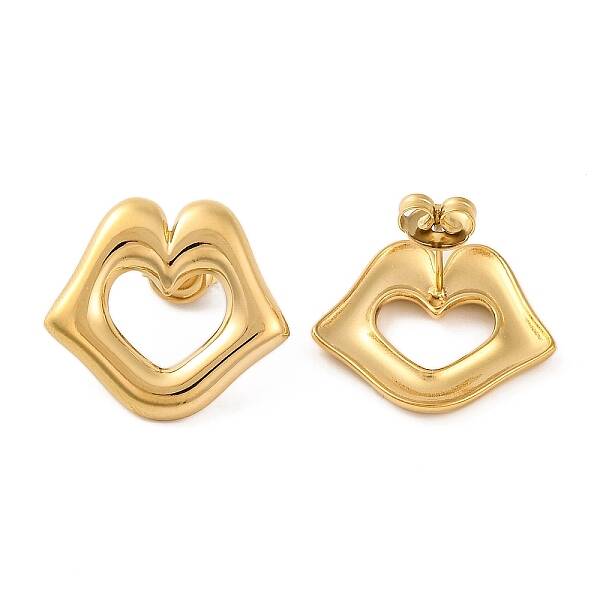 Ion Plating(IP) 304 Stainless Steel Stud Earrings