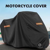 dealsforyoudays YUANYEE Waterproof Outdoor Motorcycle Cover 210D Oxford UV & Rain Protection Universal Fit with Lock Holes & ...