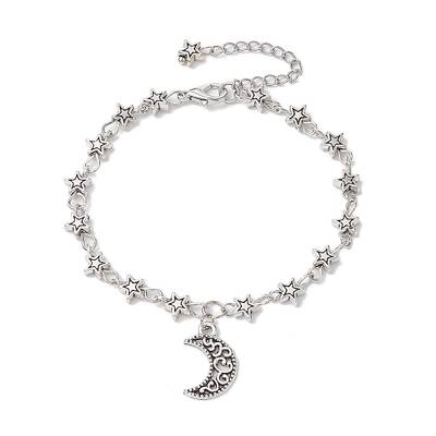 Tibetan Style Alloy Charm Bracelets