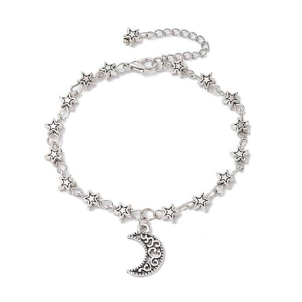 Tibetan Style Alloy Charm Bracelets