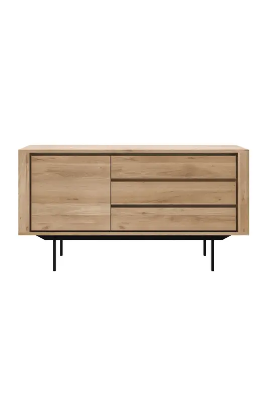 Oak Wood Sideboard with Legs | Ethnicraft Shadow