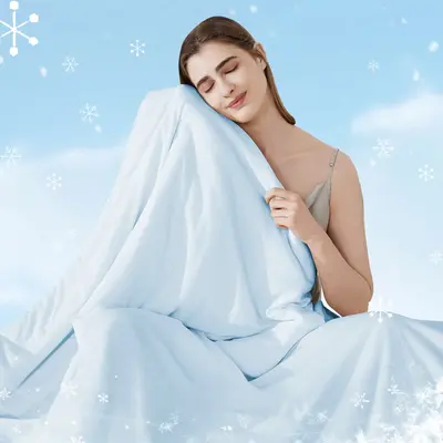 【VALUXE】Cooling Blankets Queen Size,Summer Cold Comforter for Hot Sleeper and Night Sweats ,Breathable,Lightweight Nap Bl...