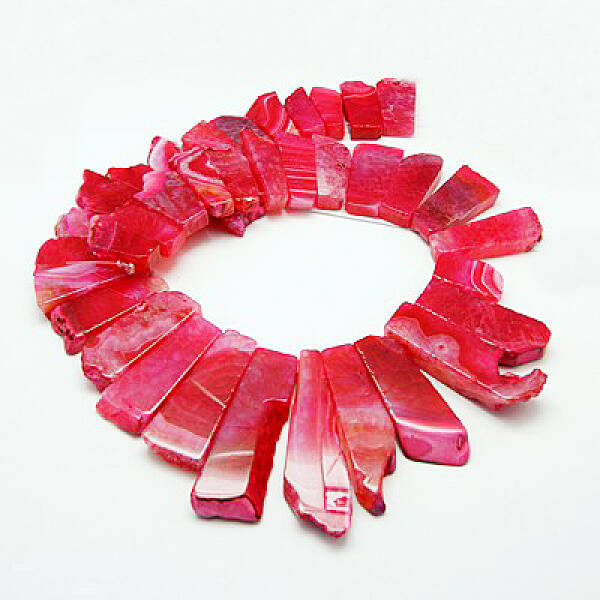 Natural Crackle Agate Beads Strands