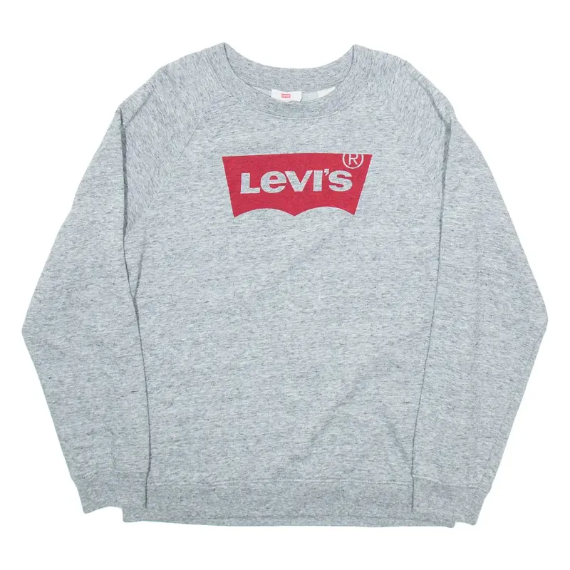 LEVI'S Mens Sweatshirt Grey S