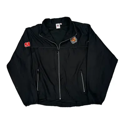 Cincinnati Bengals Reebok Nfl Windbreaker - Large Black Polyester