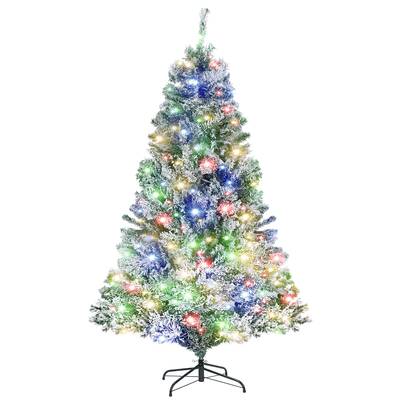 Garvee Pre-Lit Christmas Tree with 470 Multicolor Lights & 720 Branch Tips, 6.5 FT Xmas Tree for Home, Office, Party Decorati...
