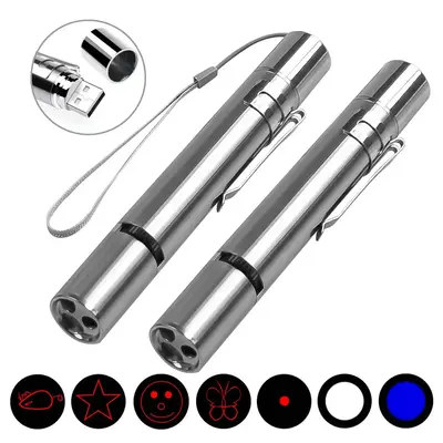 Antye 2PACK Laser Pointer for Cats, Dog Kitten Toy, Toys for Indoor Cats, Red Dot LED Light Pointer Interactive Toys for Indo...