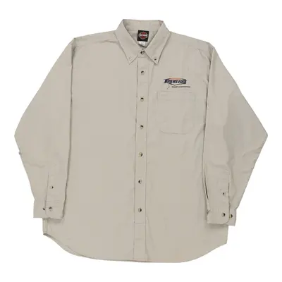 Harley Davidson Shirt - XL Beige Cotton