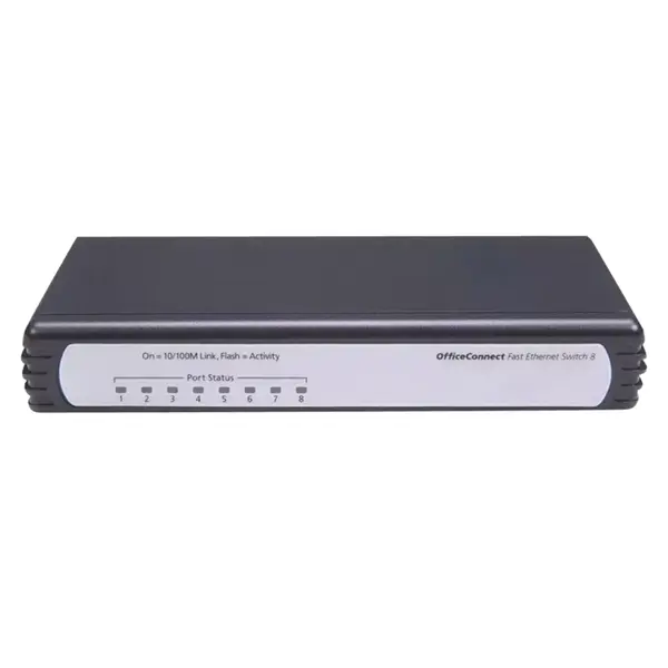 HP JD856A#ABB | ProCurve 1405 Series 1405C-8 8 x RJ-45 Ports 10/100Base-TX Layer 2 Unmanaged 2U Rack-mountable Fast Ethernet ...