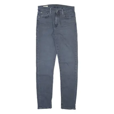 LEVI'S 512 BIG E Jeans Mens Grey Slim Tapered Stone Wash W29 L32
