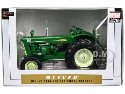 Oliver 990 Wide Front Diesel Tractor Green Classic Series 1/16 Diecast Model by SpecCast