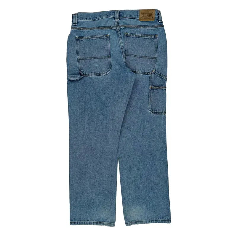 Schmidt Carpenter Jeans - 34W 32L Blue Cotton | Size: 34″ waist