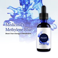 PEART Blu USP Phar-ma Grade Methy-lene Blue Drops, Methylene Blue Liquid, Vitamin C, 150mg