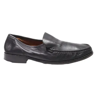 SIOUX Loafer Shoes Black Leather Mens UK 10