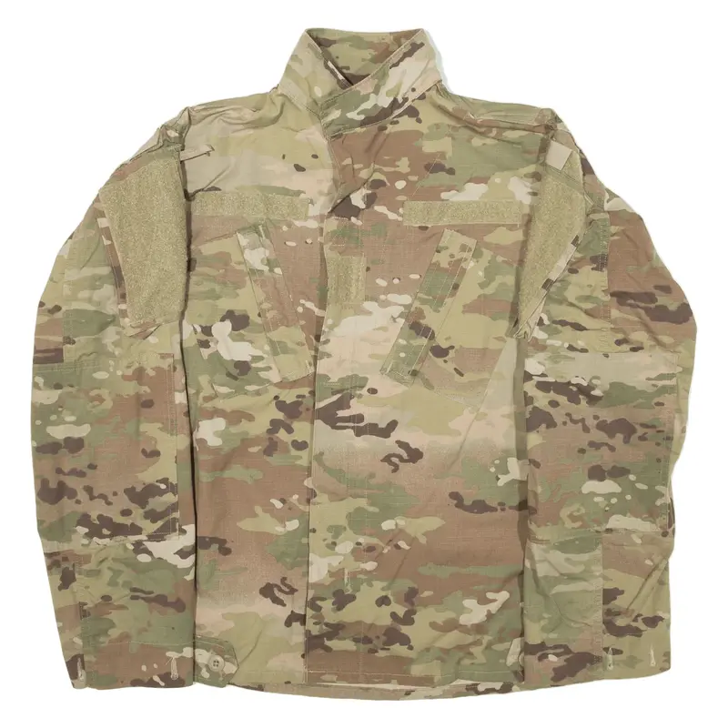 PUERTO RICO APPAREL US Army Military USA Jacket Green Camouflage Mens S