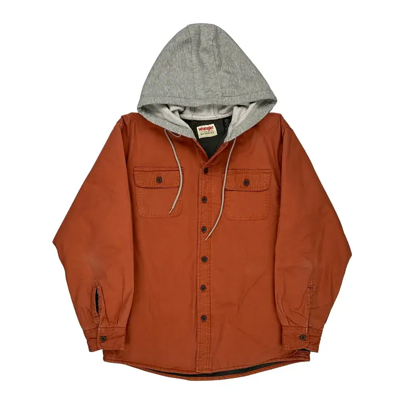 Wrangler Jacket - Medium Brown Cotton Blend