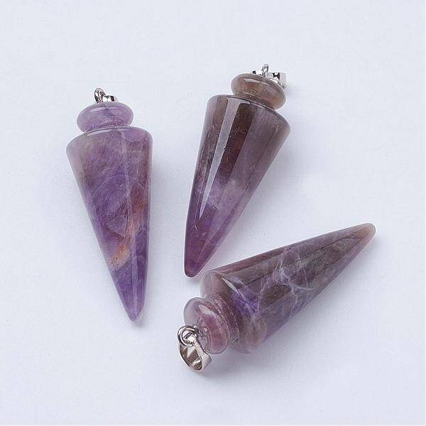 Natural Amethyst Pendants