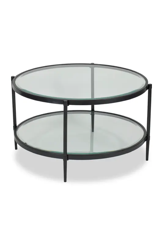 Industrial Brown Round Coffee Table | Liang & Eimil Adlon