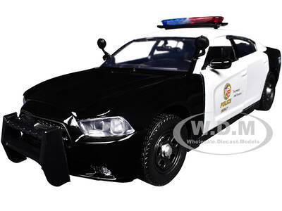 2011 Dodge Charger Pursuit LAPD Los Angeles Police Department Car 1/24 Diecast Car Model by Motormax
