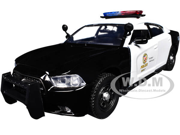 2011 Dodge Charger Pursuit LAPD Los Angeles Police Department Car 1/24 Diecast Car Model by Motormax