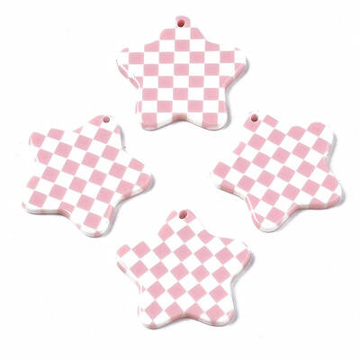 Opaque Cellulose Acetate(Resin) Pendants